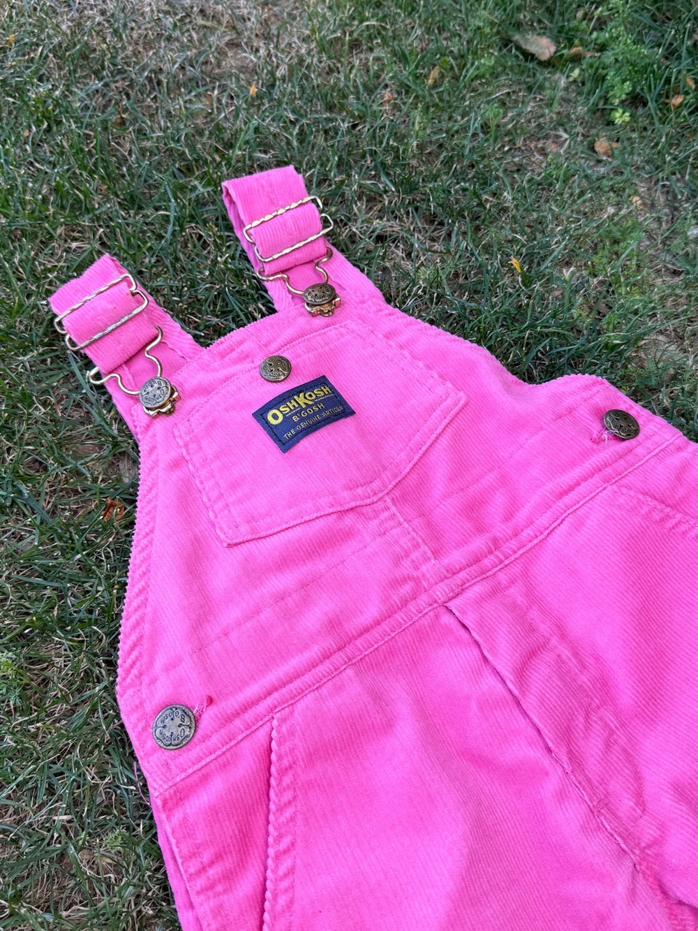 Vintage OshKosh B'gosh Pink Overalls 2T